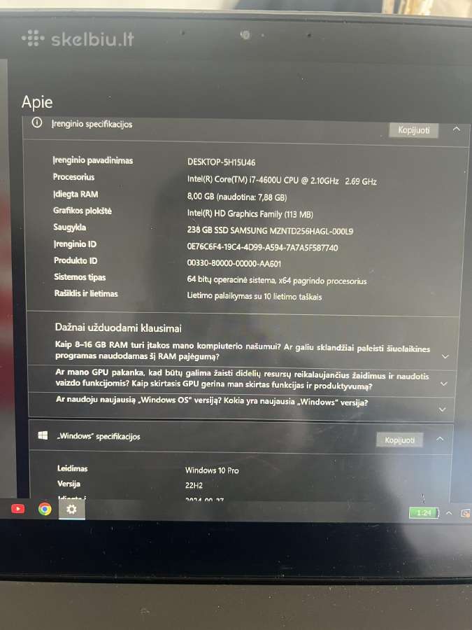 Lenovo x1carbon - nuotraukos Nr. 2