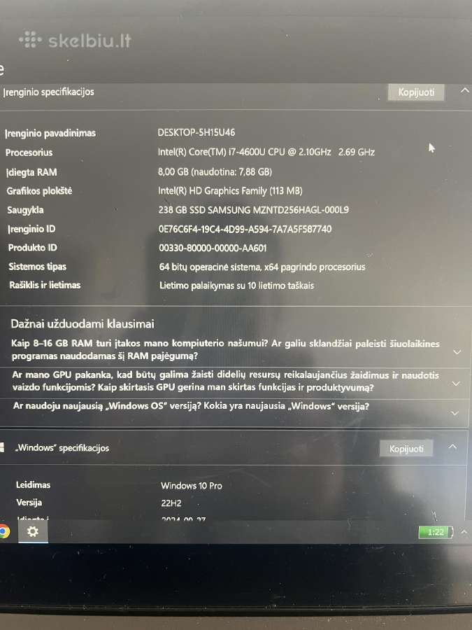 Lenovo x1carbon - nuotraukos Nr. 3