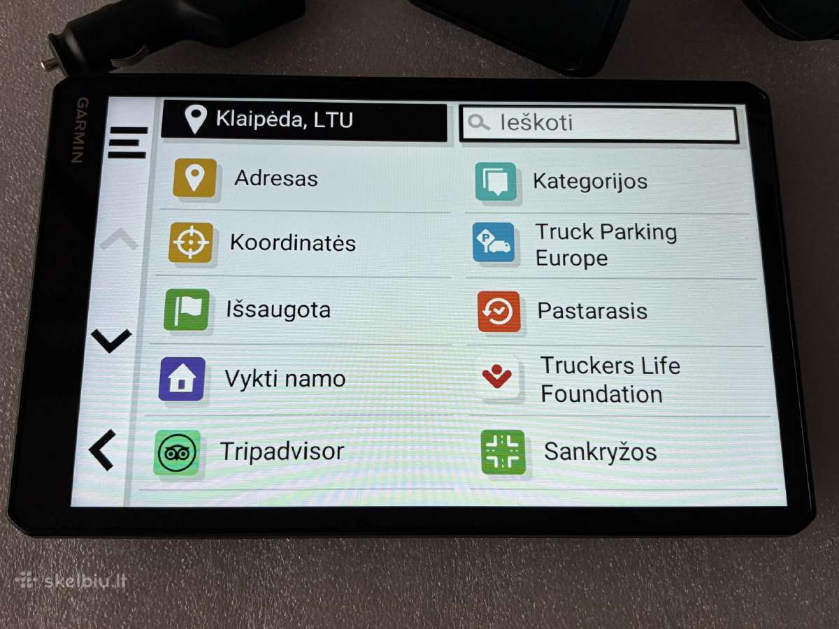 Garmin dezl Lgv1010 Truck navigacija - nuotraukos Nr. 3