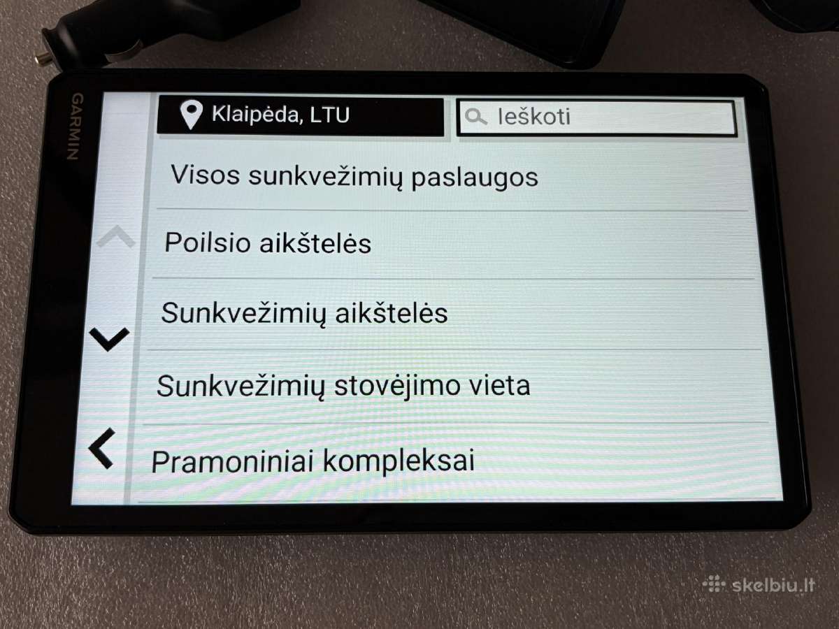 Garmin dezl Lgv1010 Truck navigacija - nuotraukos Nr. 4