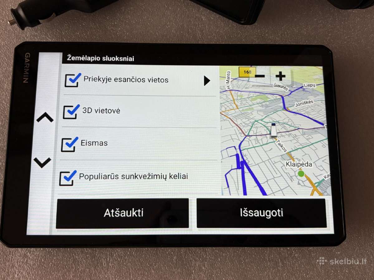 Garmin dezl Lgv1010 Truck navigacija - nuotraukos Nr. 15