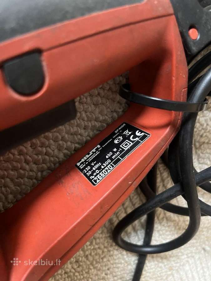 Gipso suktuvas Hilti - nuotraukos Nr. 2