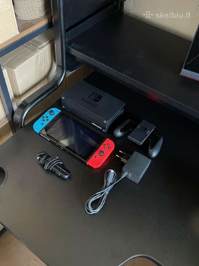 Nintendo Switch V2 32gb Neon Blue & Red - nuotraukos Nr. 3