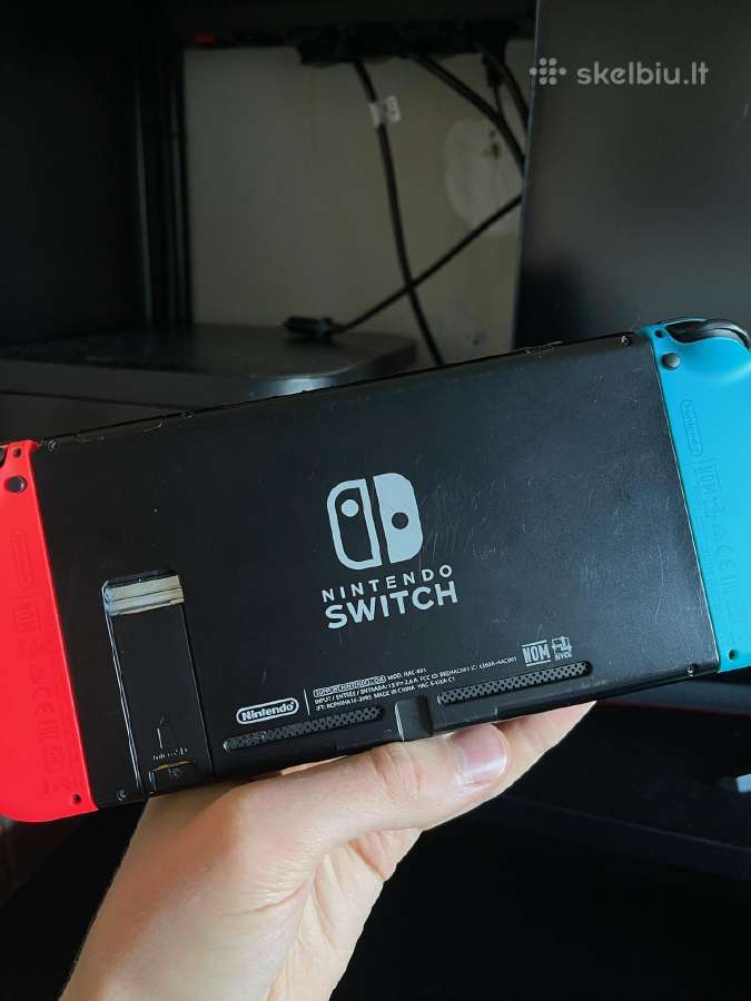 Nintendo Switch V2 32gb Neon Blue & Red - nuotraukos Nr. 9