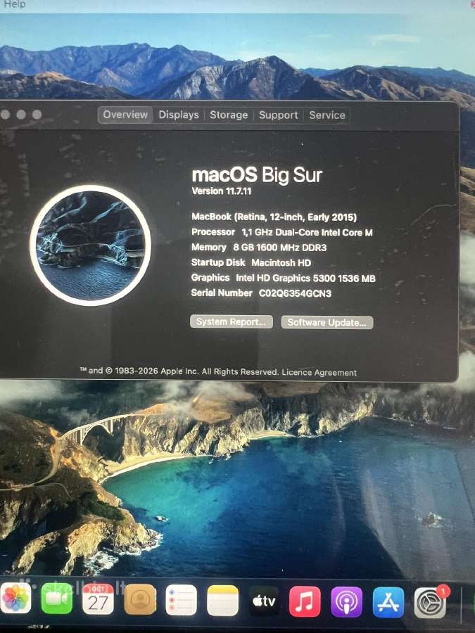 MacBook 12 A1534 - nuotraukos Nr. 3