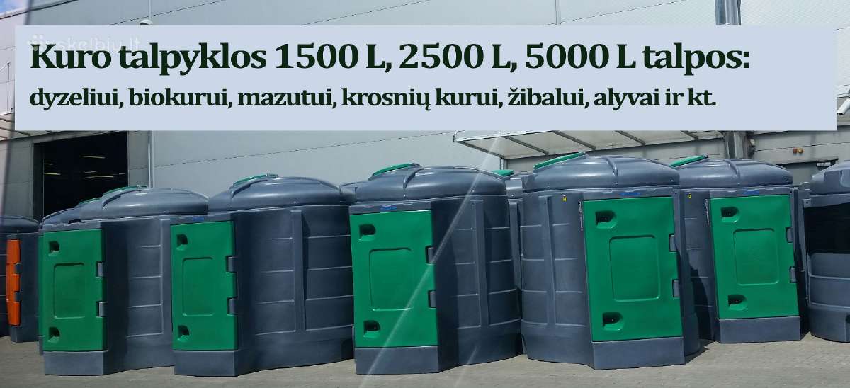 Kuro talpos, talpyklos kurui, išpilstymo įranga - nuotraukos Nr. 3