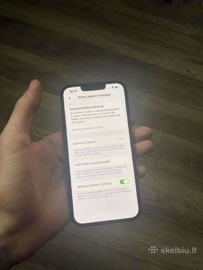 iPhone 13 128gb - nuotraukos Nr. 9