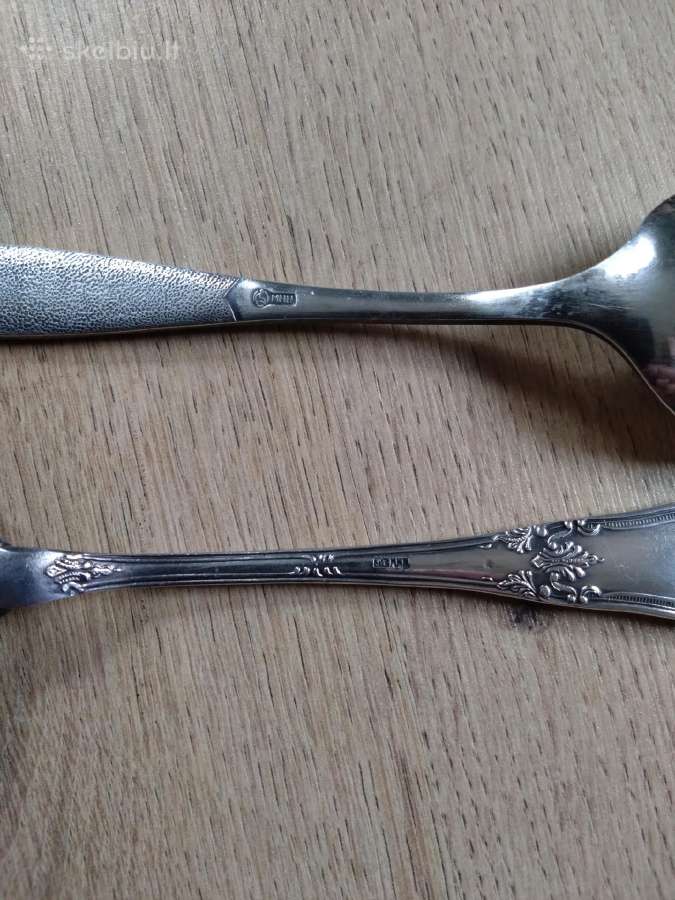 Tarybiniai Melchioro stalo serviravimo įrankiai - nuotraukos Nr. 6