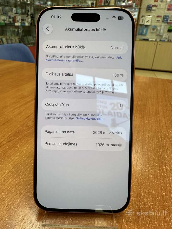 Apple iPhone 17 Pro 256 GB (Naudotas) - nuotraukos Nr. 3