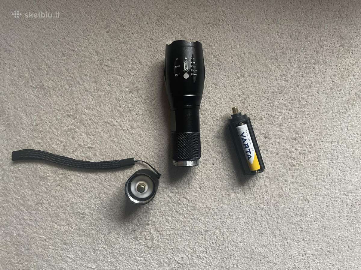 Taktinis LED prožektorius Deluxa Militaire Torch - nuotraukos Nr. 2