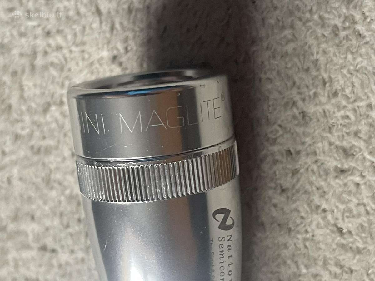 „Mini Maglite Aa“ sidabrinės spalvos žibintuvėlis - nuotraukos Nr. 7