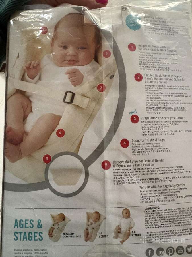 Ergobaby ergonominė kūdikio nešioklė 360 - nuotraukos Nr. 2