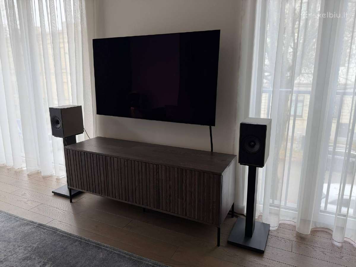 Kef Coda W kolonėlės + Sq1 stovai (ideali būklė) - nuotraukos Nr. 3