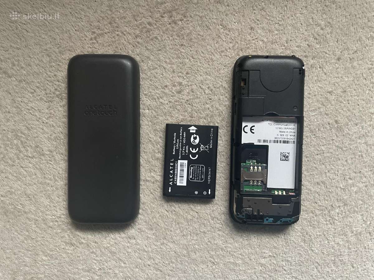 Alcatel Onetouch 1016g mygtukinis telefonas - nuotraukos Nr. 3