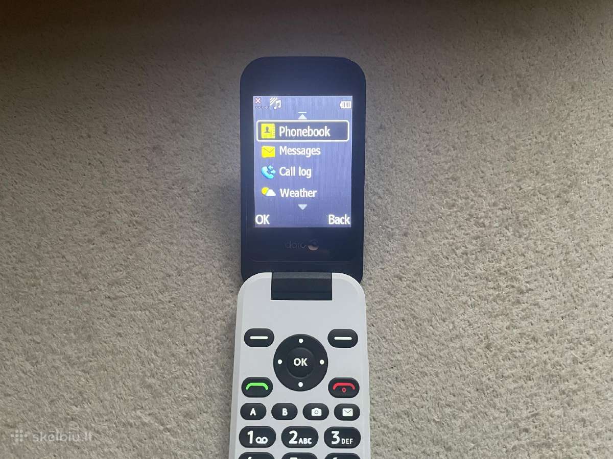 Doro 6620 atverčiamas telefonas senjorams - nuotraukos Nr. 2