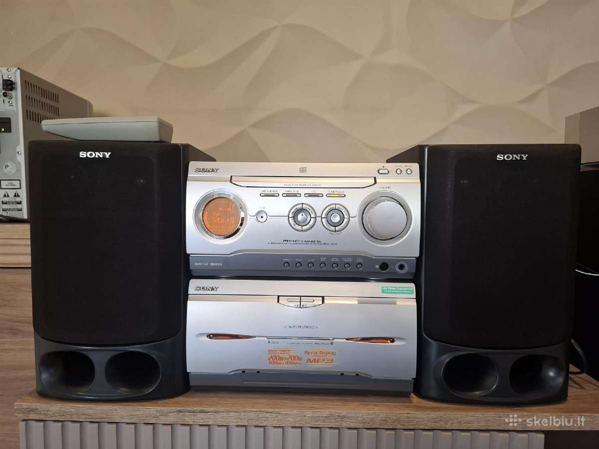 Mini Hi-fi centrai Sony, Philips, Kenwood - nuotraukos Nr. 2
