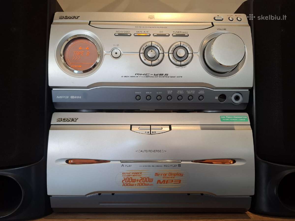Mini Hi-fi centrai Sony, Philips, Kenwood - nuotraukos Nr. 5