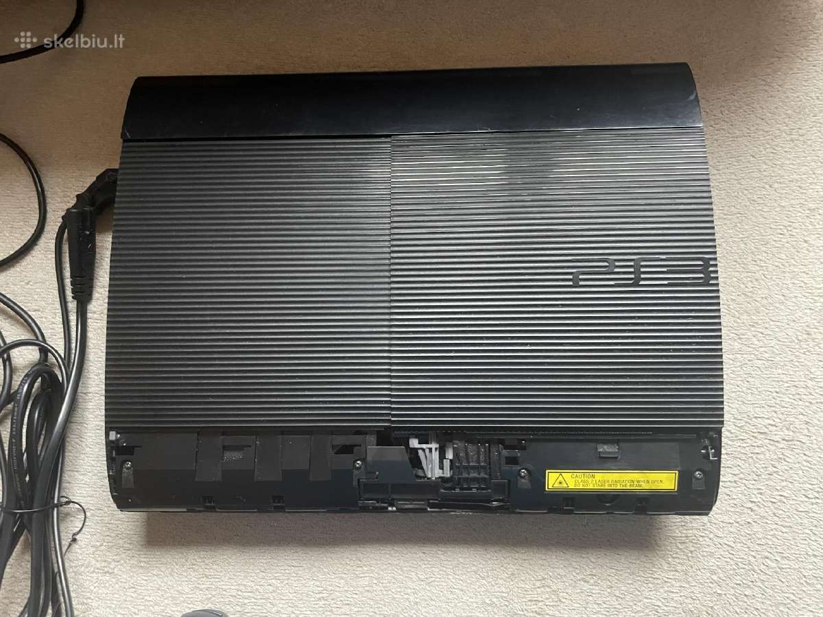 Sony Playstation 3 Super Slim 1tb HDD, 2 pulteliai - nuotraukos Nr. 3