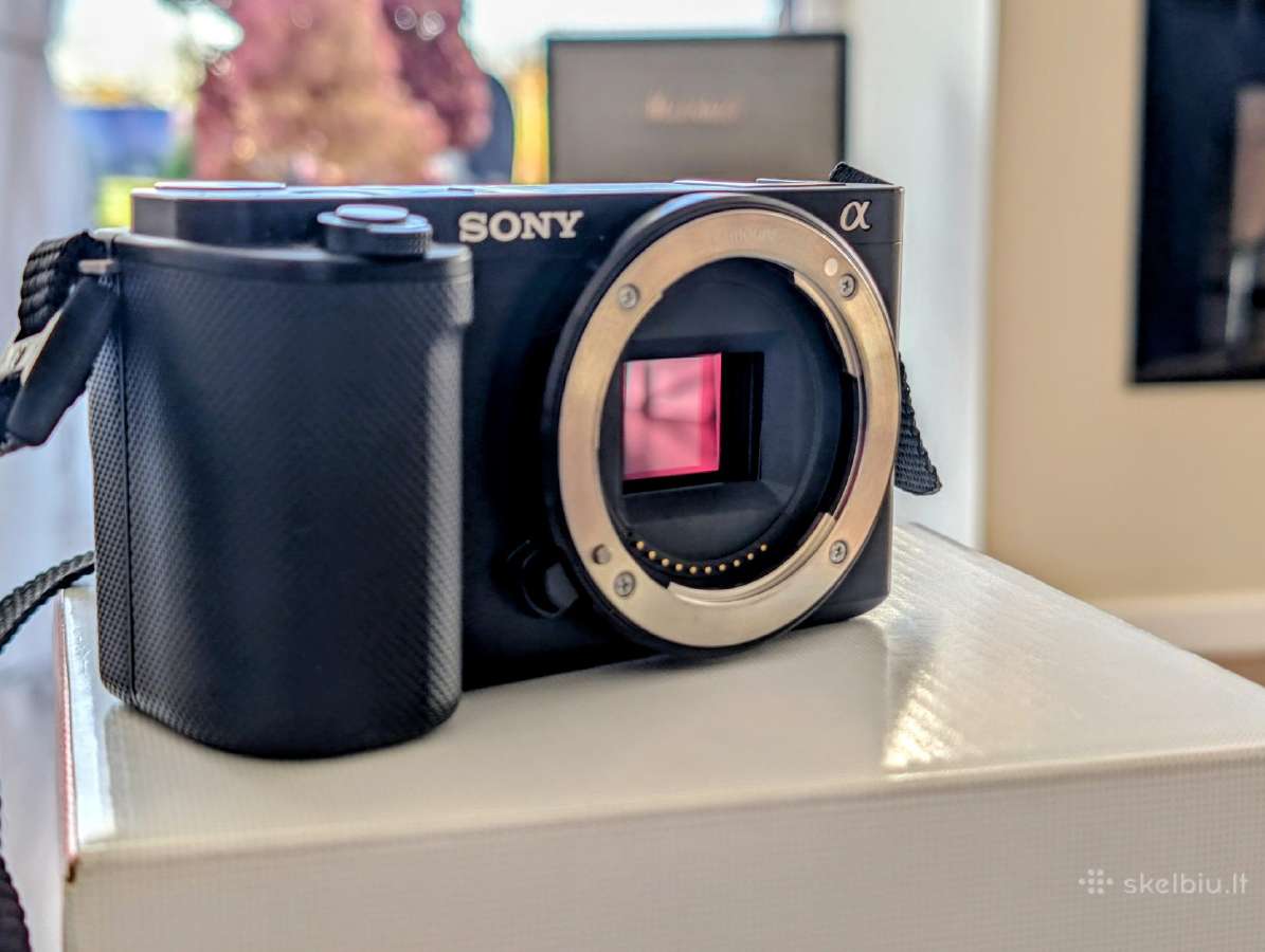 Sony Zv-e10 + objektyvai. komplektas su garantijom - nuotraukos Nr. 4