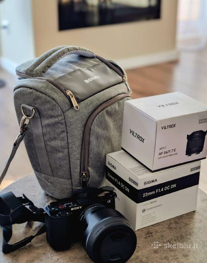 Sony Zv-e10 + objektyvai. komplektas su garantijom - nuotraukos Nr. 6