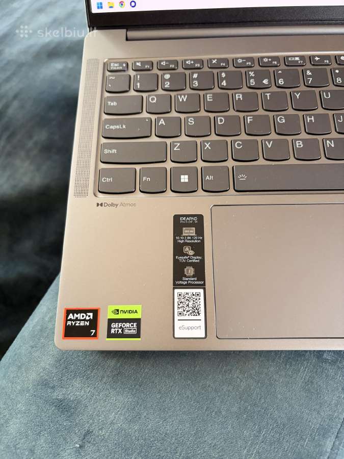 Lenovo Ideapad 5 Pro (Oled, Rtx 3050) - nuotraukos Nr. 3