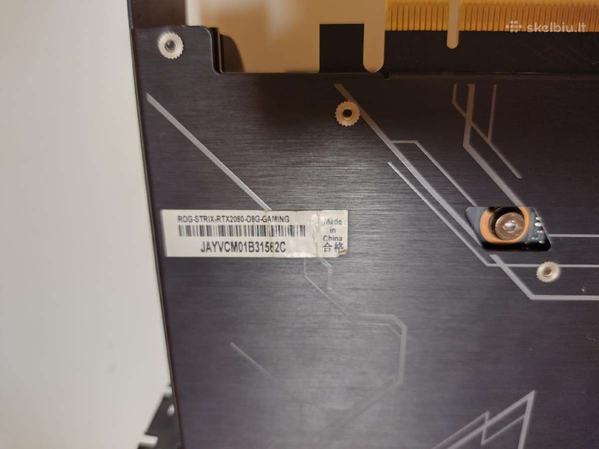 Asus Rog Strix Rtx 2080 Gaming Oc - nuotraukos Nr. 6