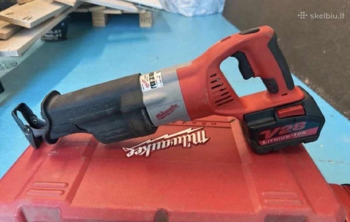 Milwaukee v28 sx tiesinis pjuklas akumuliatorinis - nuotraukos Nr. 2