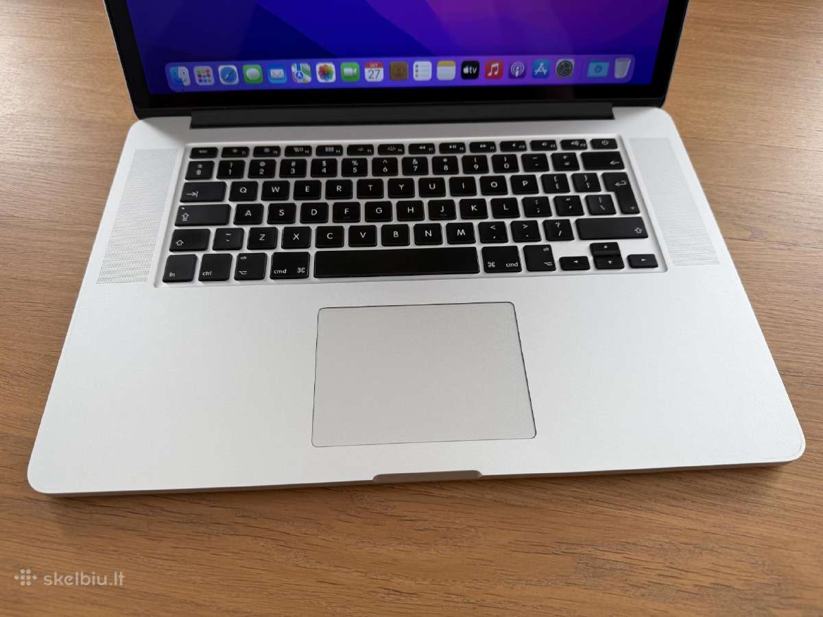Apple MacBook Pro 15 Retina i7 16 GB RAM - nuotraukos Nr. 2