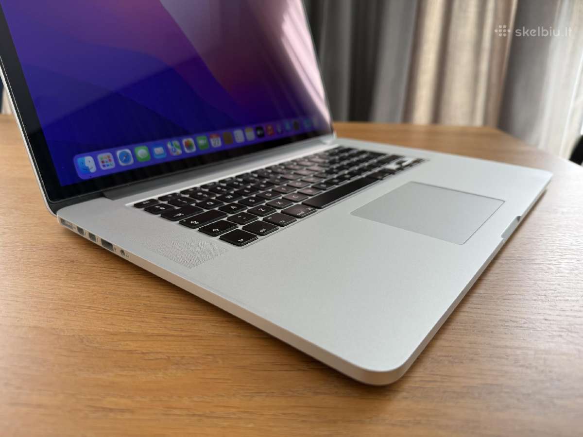 Apple MacBook Pro 15 Retina i7 16 GB RAM - nuotraukos Nr. 3