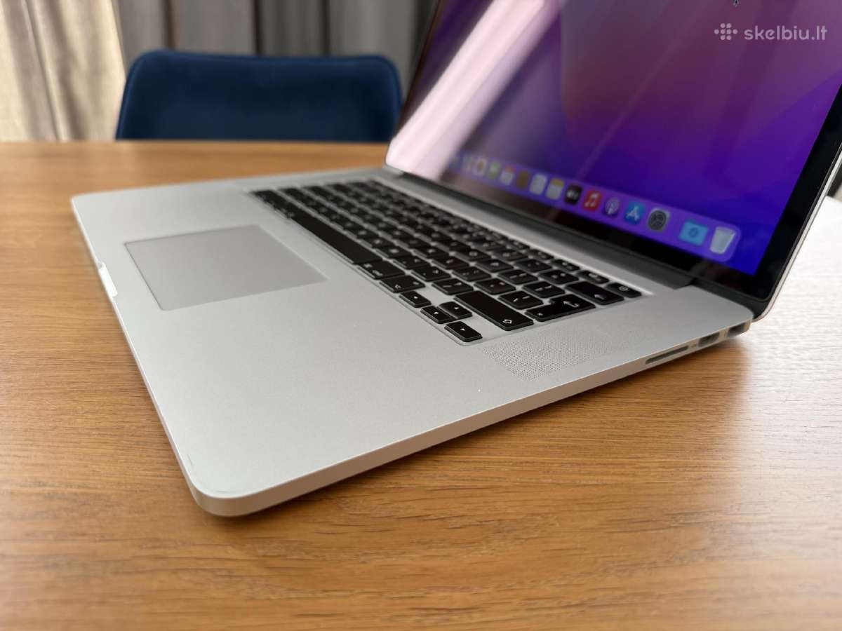 Apple MacBook Pro 15 Retina i7 16 GB RAM - nuotraukos Nr. 4