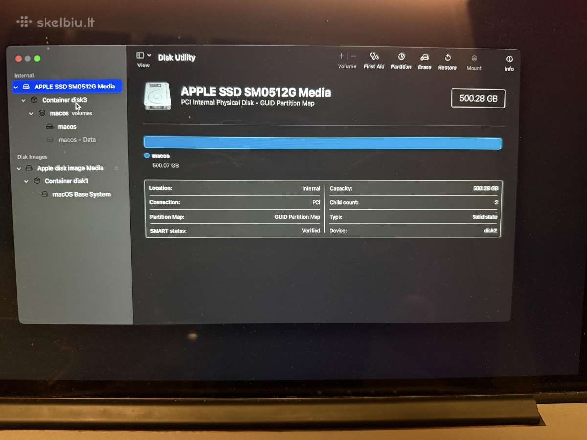 Apple MacBook Pro 15 Retina i7 16 GB RAM - nuotraukos Nr. 10