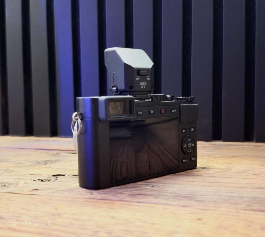 Leica D-lux 7 su CF D blykste ir odiniu dėklu - nuotraukos Nr. 2