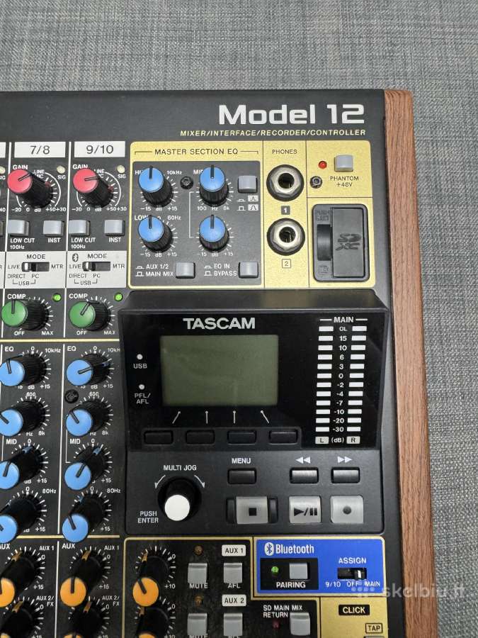 Tascam Model 12 – mikšeris - nuotraukos Nr. 3