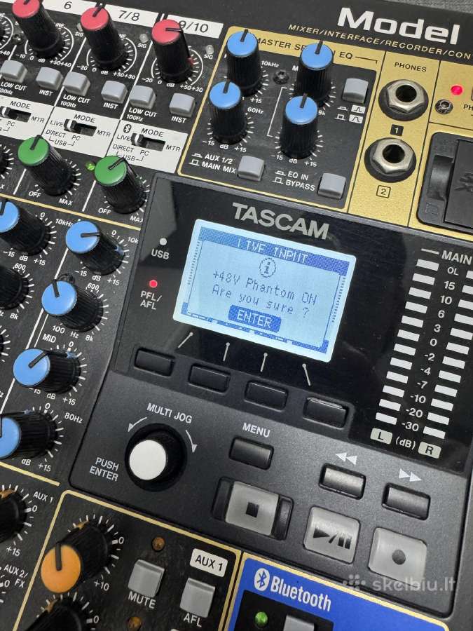 Tascam Model 12 – mikšeris - nuotraukos Nr. 15