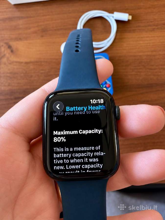 Apple Watch Se 44 mm su 7 dirželiais ir priedais - nuotraukos Nr. 3