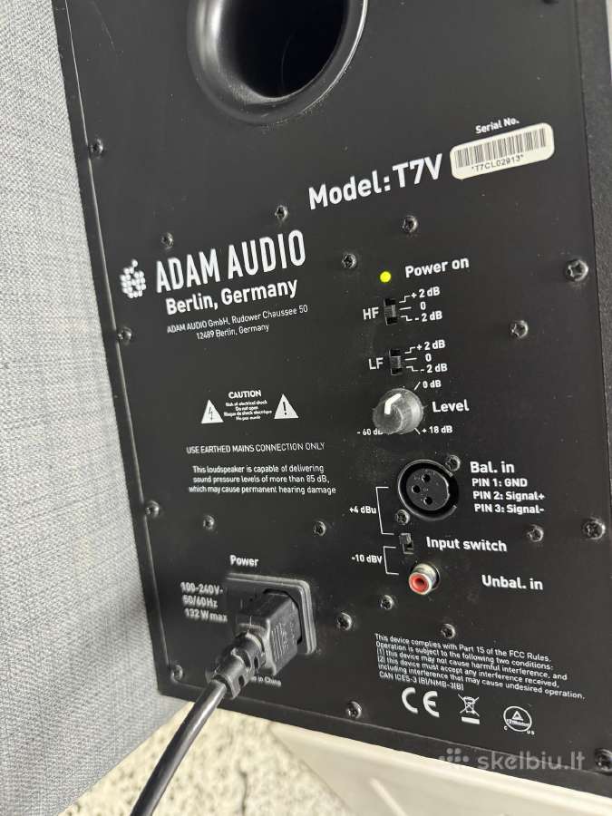 Adam Audio T7v – aktyvių studijinių monitorių pora - nuotraukos Nr. 3