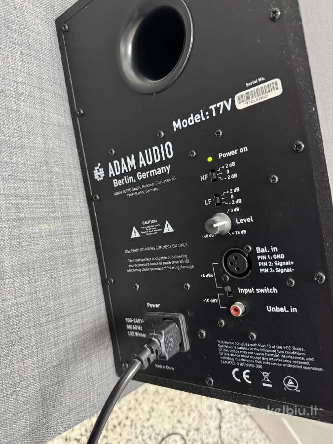 Adam Audio T7v – aktyvių studijinių monitorių pora - nuotraukos Nr. 4