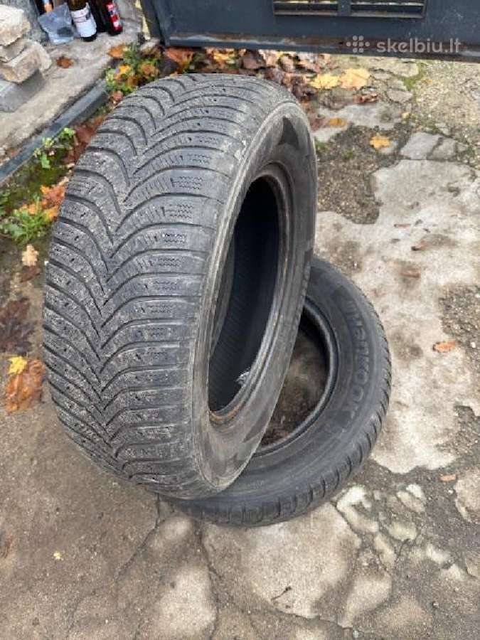 2vnt Hankook Winter 195/65/r15 M+s 5mm 10eur - nuotraukos Nr. 2