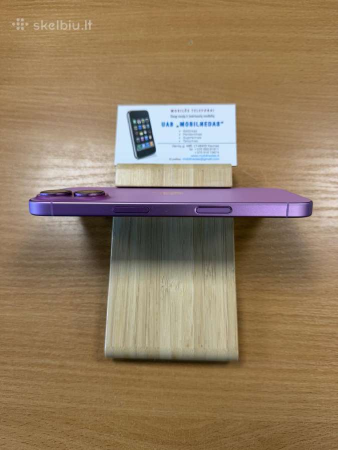iPhone 16 128gb Pink Kaina 550eur - nuotraukos Nr. 6