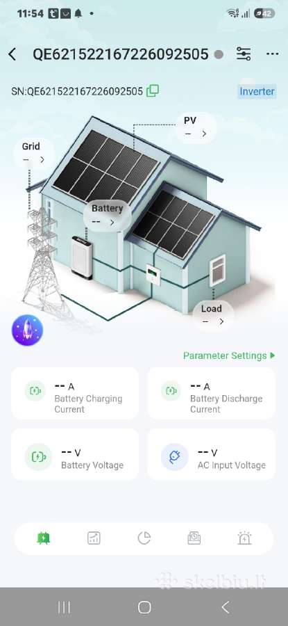 Saulės inverteris keitiklis 24v off grid - nuotraukos Nr. 3
