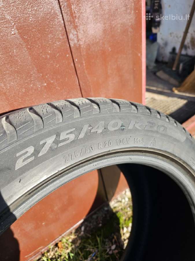 Pirelli Winter Sottozero 3 275/40 R20 2vnt - nuotraukos Nr. 2