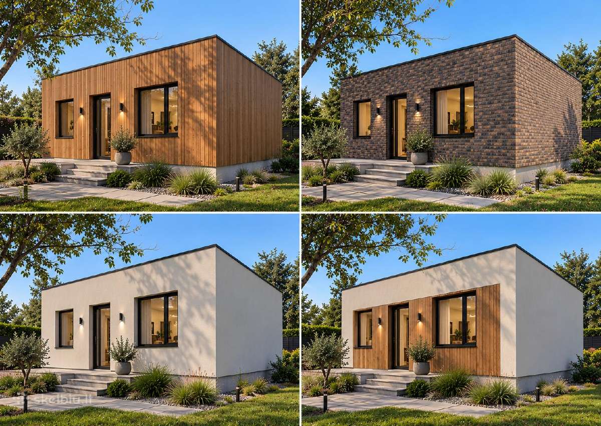 50 m2 šilto sodo namo statyba sodose - nuotraukos Nr. 2