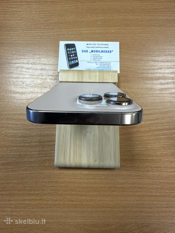 iPhone 16 Pro 256gb Desert Titanium Kaina 650eur - nuotraukos Nr. 3
