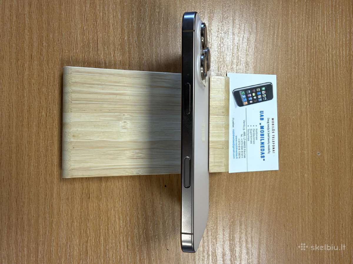 iPhone 16 Pro 256gb Desert Titanium Kaina 650eur - nuotraukos Nr. 6