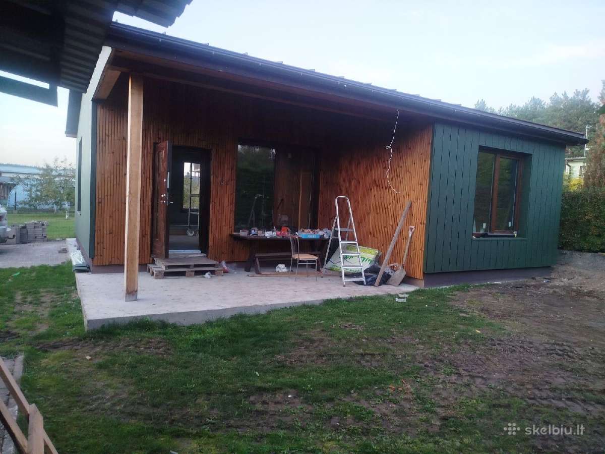 50 m2 šilto sodo namo statyba sodose - nuotraukos Nr. 15