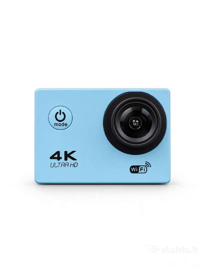 4k itin HD veiksmo kamera + priedų rinkinys - nuotraukos Nr. 2