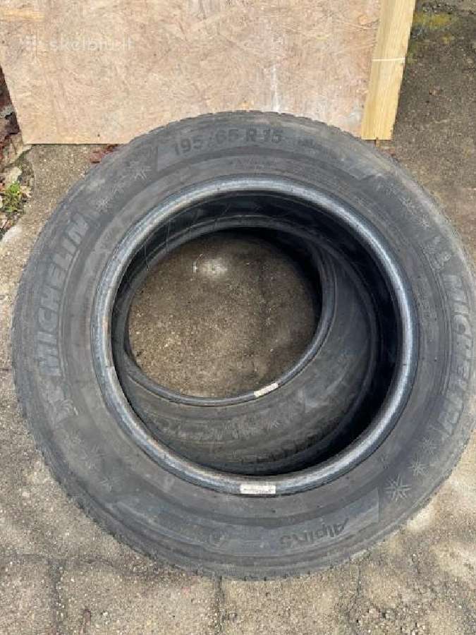 2vnt Michelin Alpin5 195/65/r15 M+s 4-5mm 10eur - nuotraukos Nr. 2