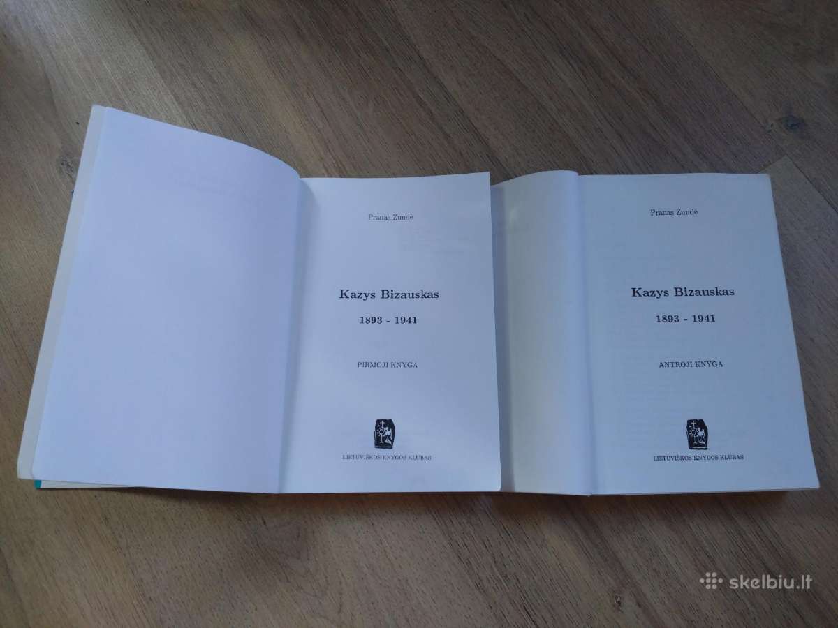 Monografija Kazys Bizauskas 2 tomai 1993-1994m. - nuotraukos Nr. 2