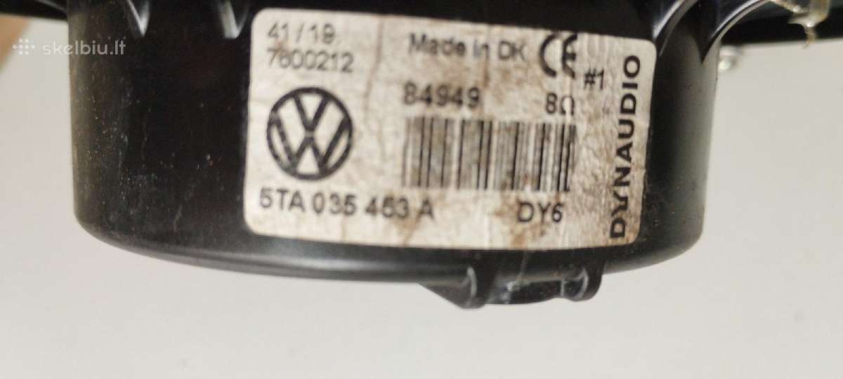 Volkswagen Touran“ garsiakalbis - nuotraukos Nr. 3
