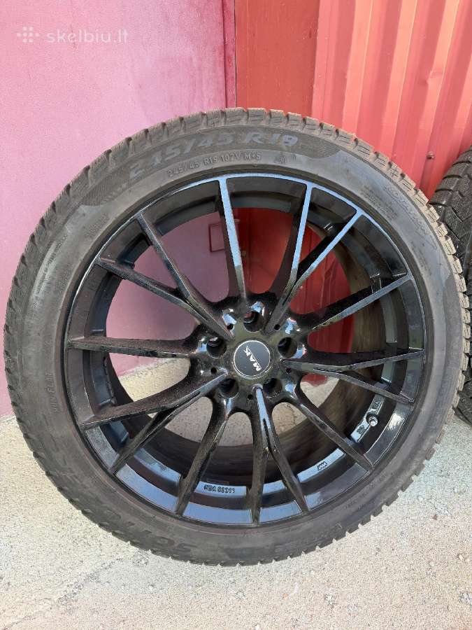 Pirelli R19 245/40 žieminės + ratlankiai Mak Bmw5 - nuotraukos Nr. 2